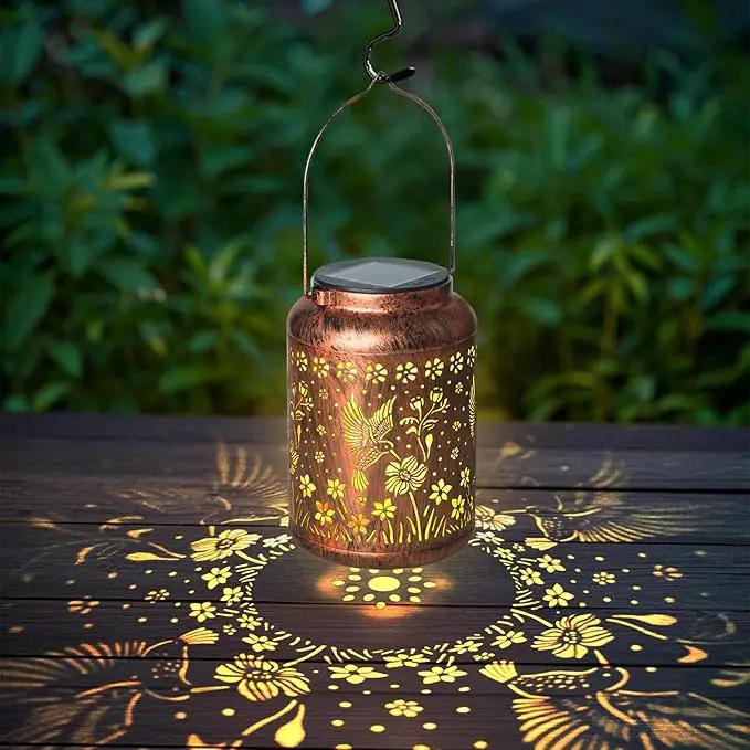 Hummingbird Lanterns Outdoor, Waterproof Hanging Lantern Garden Decor, Birthday Gifts for Women, Men, Mom, Mothers Day Gifts, Lights Outdoor Apply Patio, Yard, Lawn, Balcony by GreenHaven Gardens