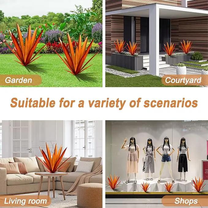 Homight Metal Tequila Country Sculpture DIY Tequila Plant Home Decor Country Tequila Garden Ornament Indoor Outdoor Statue Patio Lawn Patio Stake Decoration Gift to The Garden by GreenHaven Gardens