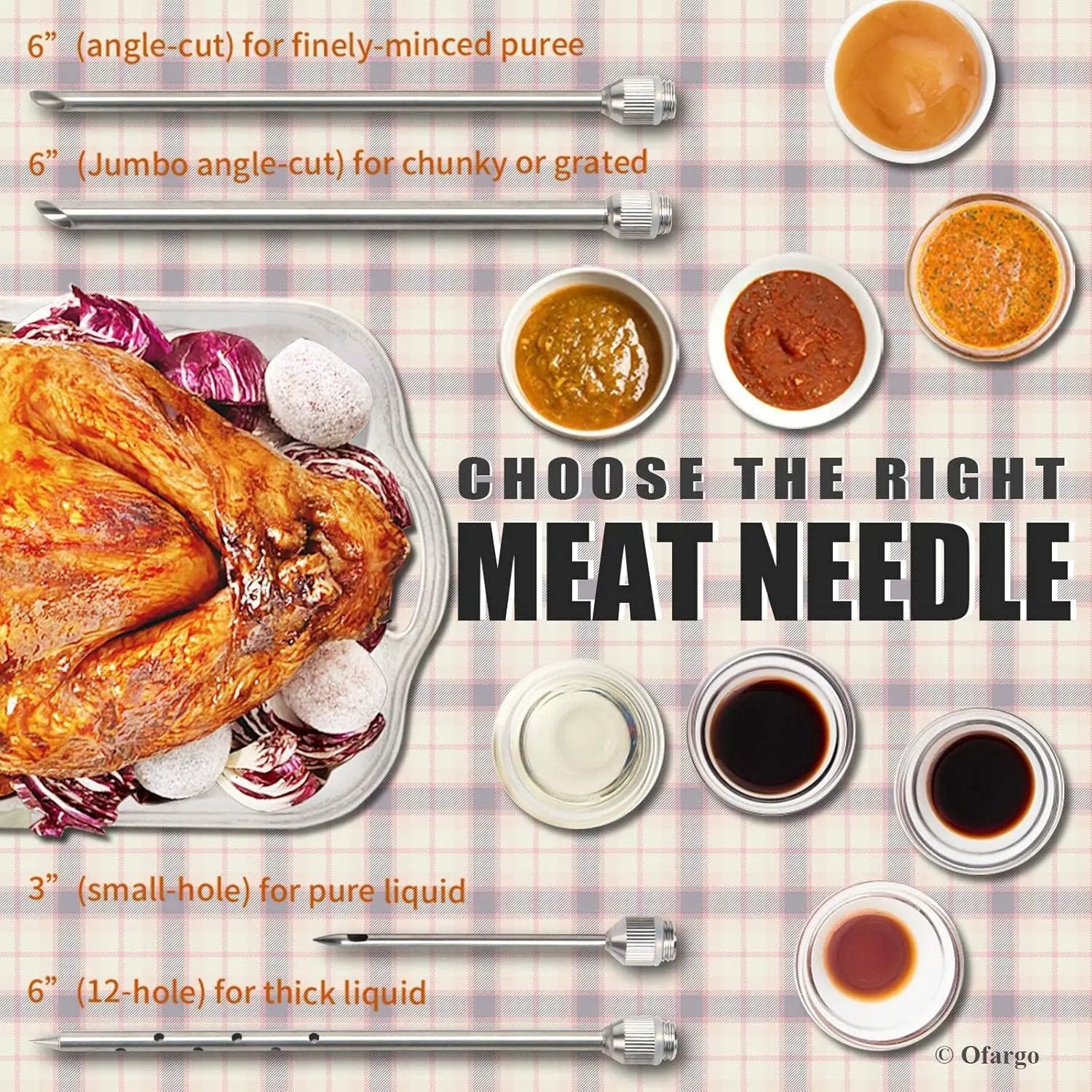 Stainless Steel Meat Injector Syringe Kit with 4 Marinade Needles for BBQ Grill Smoker, 2-oz Large Capacity, Both Paper User Manual and E-Book Recipe by GreenHaven Gardens