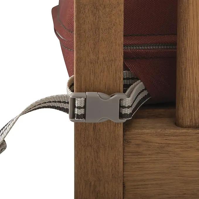 Classic Accessories Ravenna Water-Resistant 19 x 19 x 3 Inch Patio Seat Cushion, Spice, Chair Seat Cushion by GreenHaven Gardens