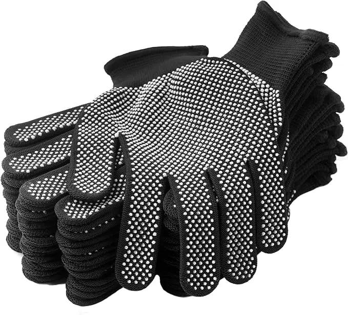 24Pcs Work Gloves Anti-slip Knitted Stretchy Cloth Glove Thin Moist Glove Liners by GreenHaven Gardens