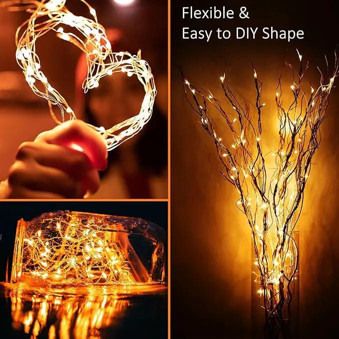 Beieverluck 8 Pack Solar Fairy Lights Outdoor Waterproof 264FT 800 LED Solar String Lights Outside with 8 Modes for Tree Garden Wedding Party Decor, Warm White by GreenHaven Gardens