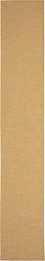 Nourison Positano Indoor/Outdoor Yellow 2'2" x 12' Area Rug, Easy Cleaning, Non Shedding, Bed Room, Living Room, Dining Room, Backyard, Deck, Patio (2x12) by GreenHaven Gardens