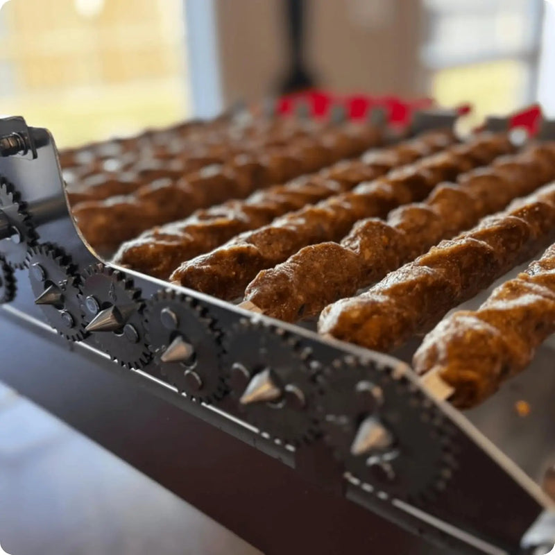 𝗦𝗽𝗶𝗻 𝗚𝗿𝗶𝗹𝗹 Add-On for Charcoal 𝗞𝗮𝗯𝗼𝗯 𝗚𝗿𝗶𝗹𝗹 – Automatic 10-Skewer Rotating System with BBQ Motor. Only works with 𝗞𝗮𝗯𝗼𝗯 𝗚𝗿𝗶𝗹𝗹 by North Grills. by GreenHaven Gardens