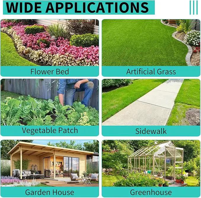 6ftx600ft Heavy Duty Weed Barrier Landscape Fabric – Durable Woven Driveway Garden Cloth for Weed Control, Ground Cover, Landscaping – Long-Lasting Geotextile Fabric – 3.2oz by GreenHaven Gardens