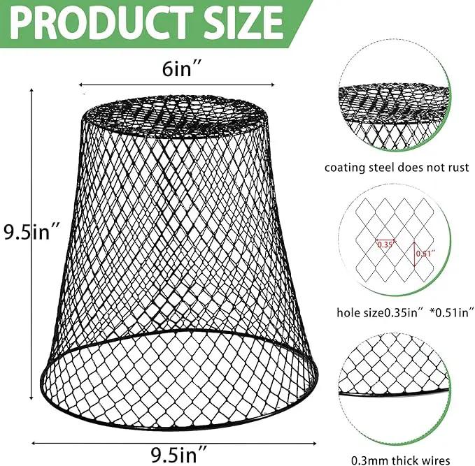 Garden Cloches for Plants, Sapbontchi Chicken Wire Plant Covers Plant Protectors from Animals Plant Protector Metal Plant Cages to Keep Rabbits Out Bunnies Chicken Squirrels Bird Out by GreenHaven Gardens