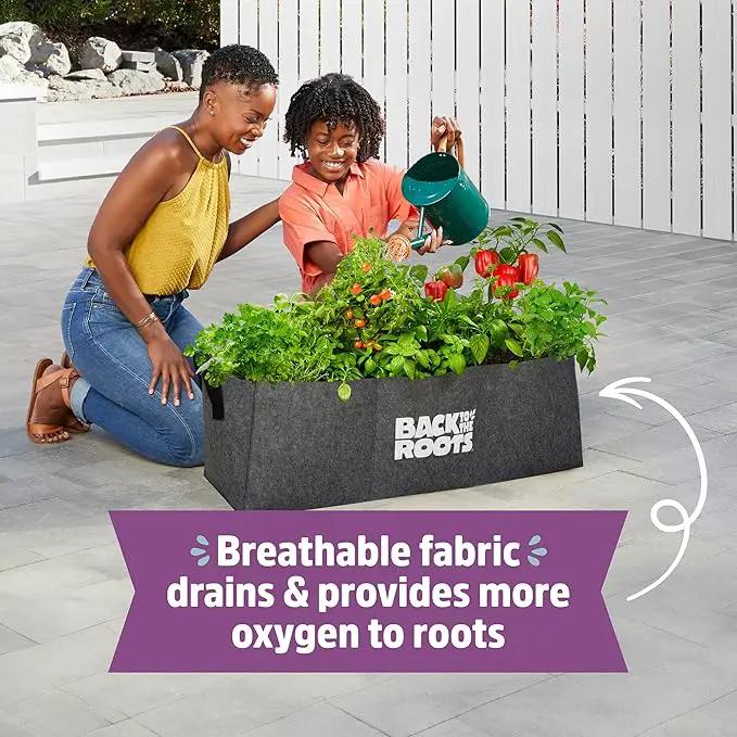 Back to the Roots Breathable Grow Bed, Provides More Oxygen to Roots, Assembles in Seconds 9 cu. ft by GreenHaven Gardens