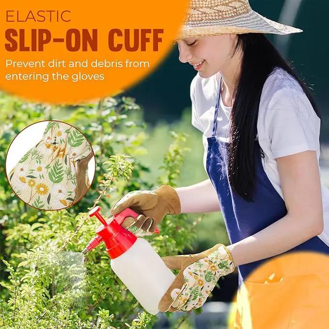 HANDLANDY Women Safety Work Gloves Utility Touch Screen Working Grip Glove for Yardwork Gardening Breathable Mechanic Gloves by GreenHaven Gardens
