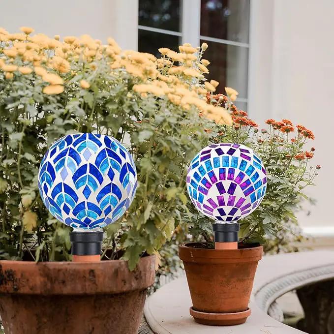 Plant Watering Globe Large Self Watering Globes 2 Pack for Indoor Outdoor Plants Self Watering Planter Insert Watering Devices for Plant Lover Gifts by GreenHaven Gardens