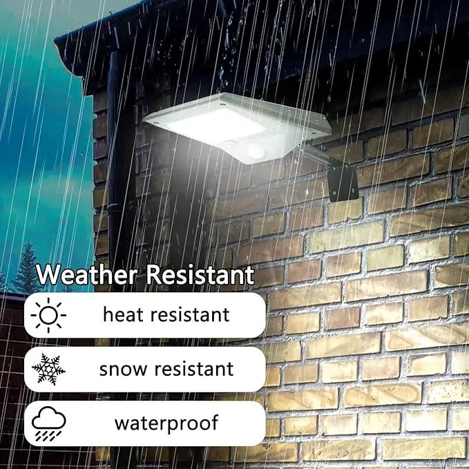 Luwint Solar Motion Lights Outdoor, Waterproof Solar Powered Flood & Security Lights for Outside, Motion Sensor by GreenHaven Gardens