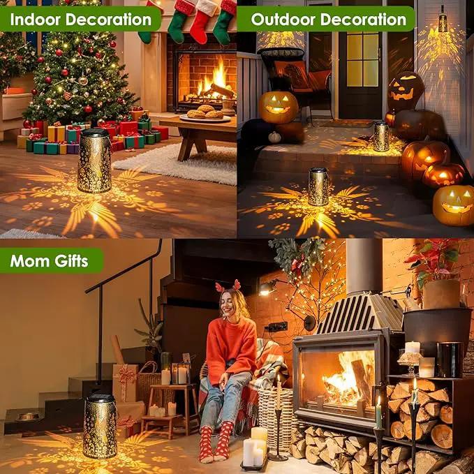 2 Pack Solar Lanterns Outdoor Waterproof, Hummingbird Hanging Solar Lights for Outside, Garden Decor for Yard Patio Pathway Porch, Christmas Birthday Mothers Day Gifts for Women Mom Grandma by GreenHaven Gardens