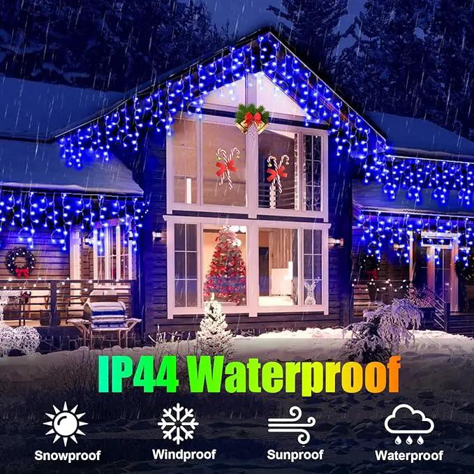 49FT 450LED F8 Upgraded Christmas Lights Decorations - 8 Modes Waterproof Outdoor Fairy String Lights With Memory and Timer - Plug-in for Holiday, Party, Wedding, Home, Roof by GreenHaven Gardens