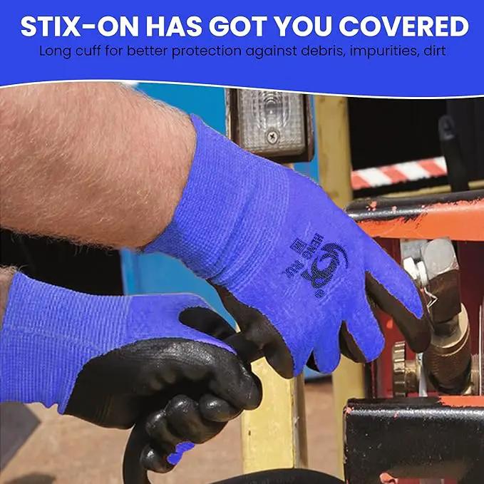 10 OR 20 Pairs Work Gloves–Heavy Duty Rubber Coated Safety Work Gloves–Multipurpose Gloves by GreenHaven Gardens