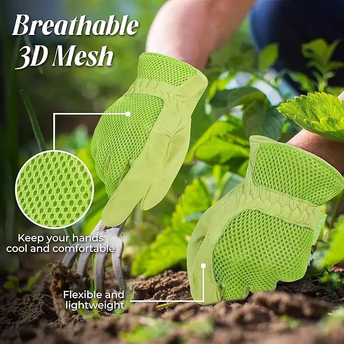 HANDLANDY Women Safety Work Gloves Utility Touch Screen Working Grip Glove for Yardwork Gardening Breathable Mechanic Gloves by GreenHaven Gardens