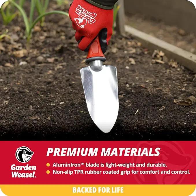 Garden Weasel Garden Trowel | Plant, Dig and Cultivate | Planting and Gardening Hand Digging Tool, Heavy Duty Trowel, Mini Gardening Shovel | 91365 by GreenHaven Gardens