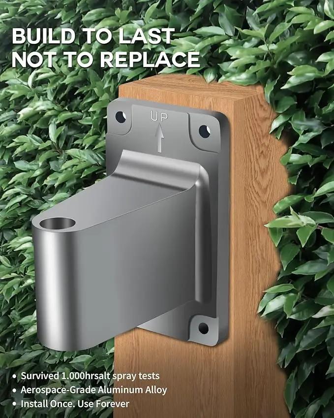 Retractable Garden Hose Reel 5/8 in x 100 ft Metal Bracket, 2025 Upgraded Dual Ratchet Lock UV & Freeze Protection Brass Seal Slow Retraction Anti-Tangle Hose 180°Swivel by GreenHaven Gardens