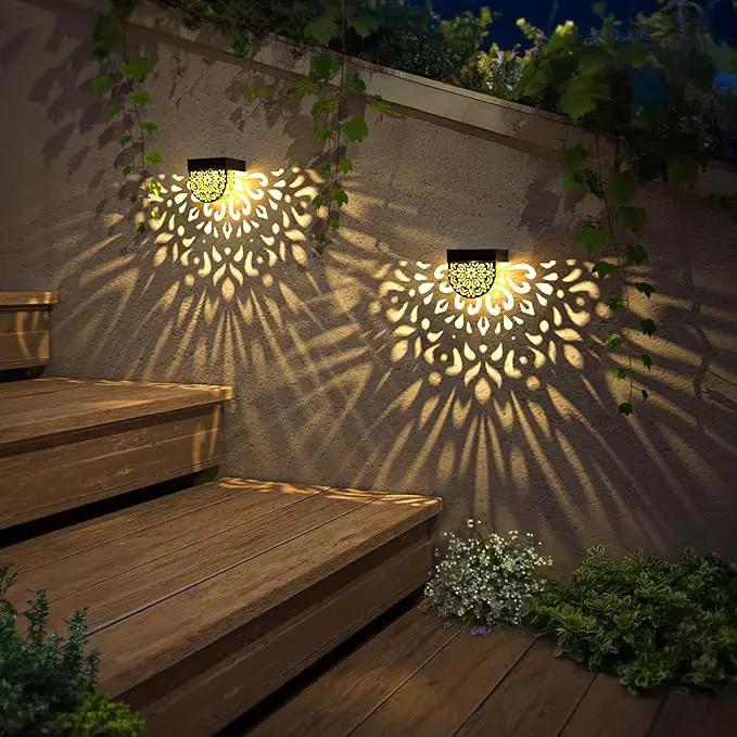 Solar Fence Lights 6 Pack Solar Deck Lights Outdoor Waterproof LED Solar Powered Step Wall Lights Outdoor Decorations Decorative for Front Door by GreenHaven Gardens