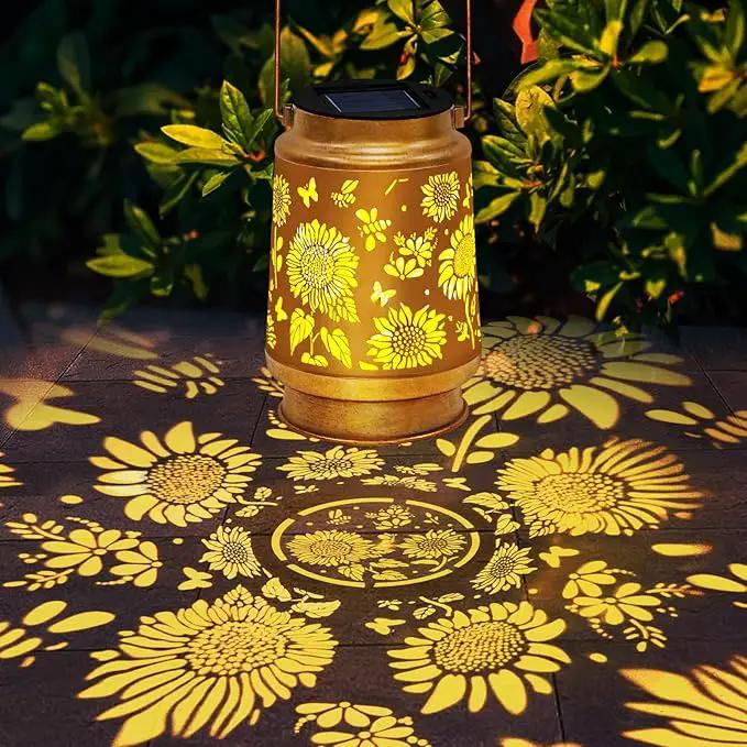 TEDOF Solar Lanterns Outdoor Waterproof,Sunflower Gifts for Women Gifts for Mom Women Grandma Decoration Outside for Yard, Patio,Backyard,Porch by GreenHaven Gardens