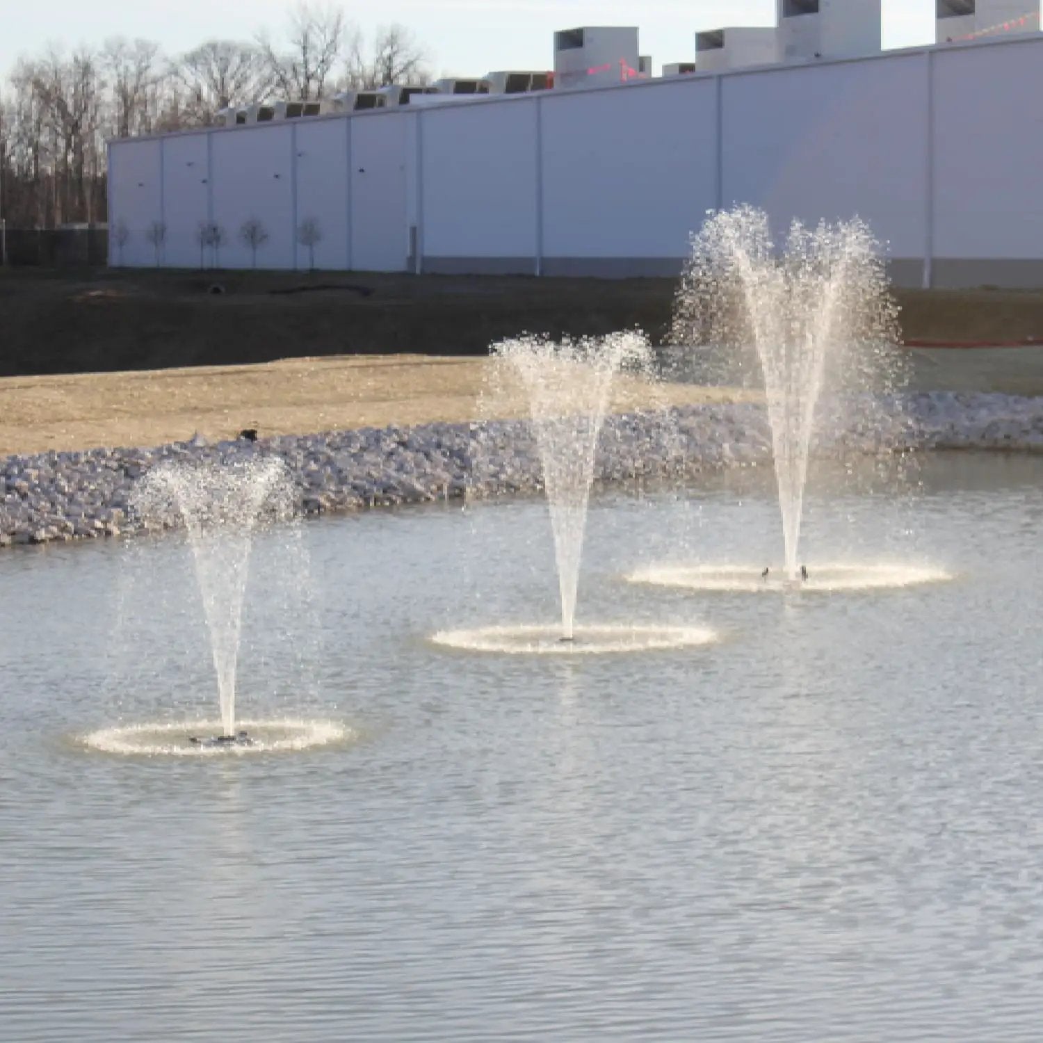 HALF OFF PONDS Floating Fountain – 3/4 HP Pond Aerator, 100' Cord – 8,000 GPH Water Pump – 11 Spray Patterns - White LED Lights - for Ponds, Lakes & Water Gardens by GreenHaven Gardens