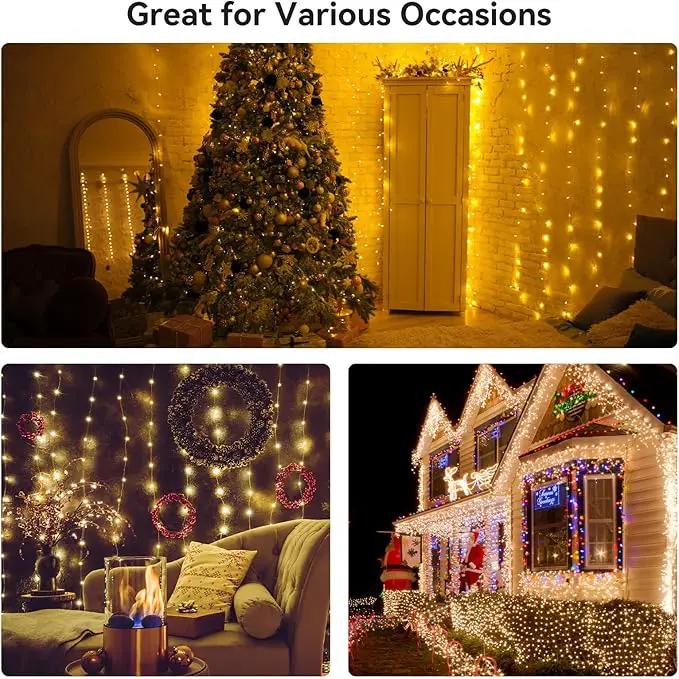ELUTENG Outdoor String Lights 100 LED 39.4FT Solar Lights Outdoor Waterproof with 8 Lighting Modes Decorative Butterfly Solar Powered Patio Lights for Garden Yard Balcony Porch Wedding Party Decor by GreenHaven Gardens