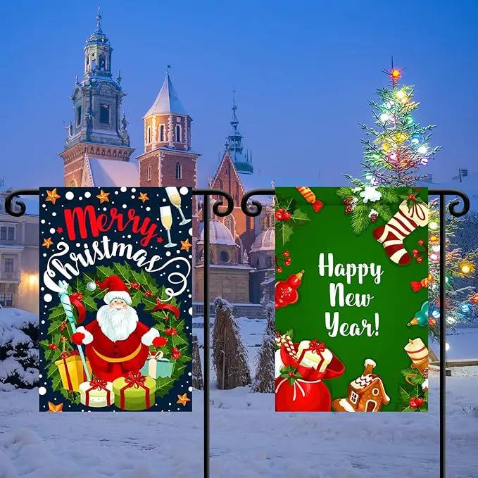 Shimeyao 54 Pcs Blank Sublimation Flags DIY Lawn Garden Flags 11.8 x 17.7 Inches Polyester Blank Heat Transfer Banner for Valentine's Day Wedding Indoor Outdoor Party Decoration by GreenHaven Gardens