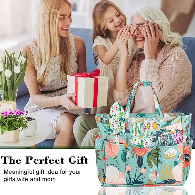 Garden Tool Set 10 Pcs, Heavy Duty Gardening Hand Tools with Garden Tool Bag, Mom Gifts for Mothers Day, Gardening Gifts for Women Garden Lover, Birthday Christmas Thanksgiving for Mom Grandma by GreenHaven Gardens