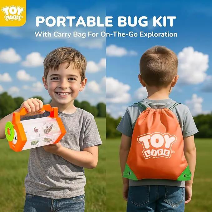 TOY Life Kids Explorer Bug Catcher Kit with Safari Costume, Binoculars Kids Outdoor Toys, Bug Toys, Butterfly Net, Camping Set Outdoor Activities Adventure Kit Nature Exploration Gifts Kid Ages 3-12 by GreenHaven Gardens