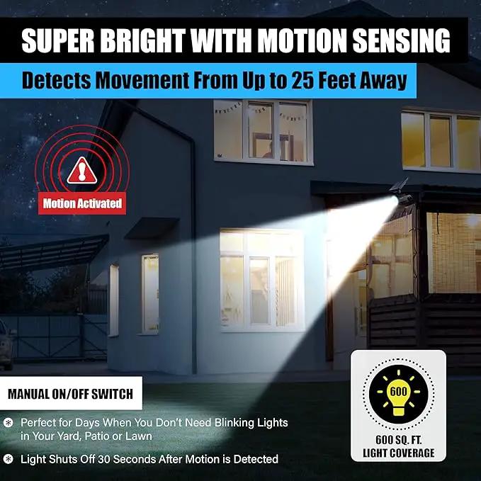 Bell+Howell Bionic Spotlight Motion Solar Spot Lights Outdoor Waterproof, Landscape Light, Outdoor Solar Yard Lighting Weather Resistant, Super Bright LED Lights, for Garden, Lawn As Seen On TV by GreenHaven Gardens