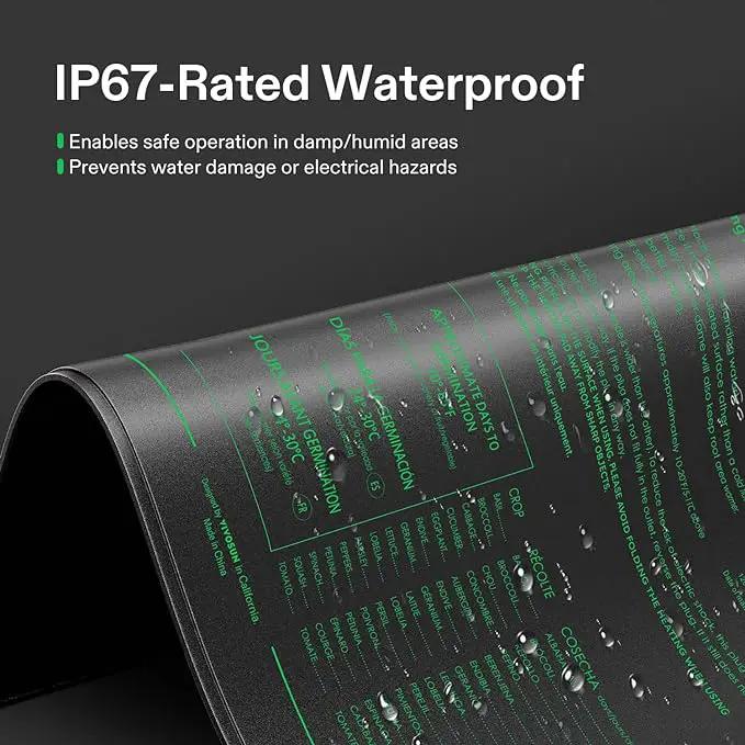 VIVOSUN 20" x 20.75" Seedling Heat Mat and Digital Thermostat Combo Set, UL & MET-Certified Warm Hydroponic Heating Pad for Germination, Indoor Gardening, Greenhouse by GreenHaven Gardens