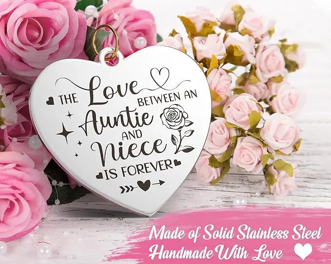 Aunt Gifts from Niece, for Aunt Auntie Gifts, Best Aunt Ever Gifts Aunt Birthday Gifts for Auntie, Auntie Gifts for Women Moon Crystal Suncatcher for Window Hanging Wall Decor by GreenHaven Gardens