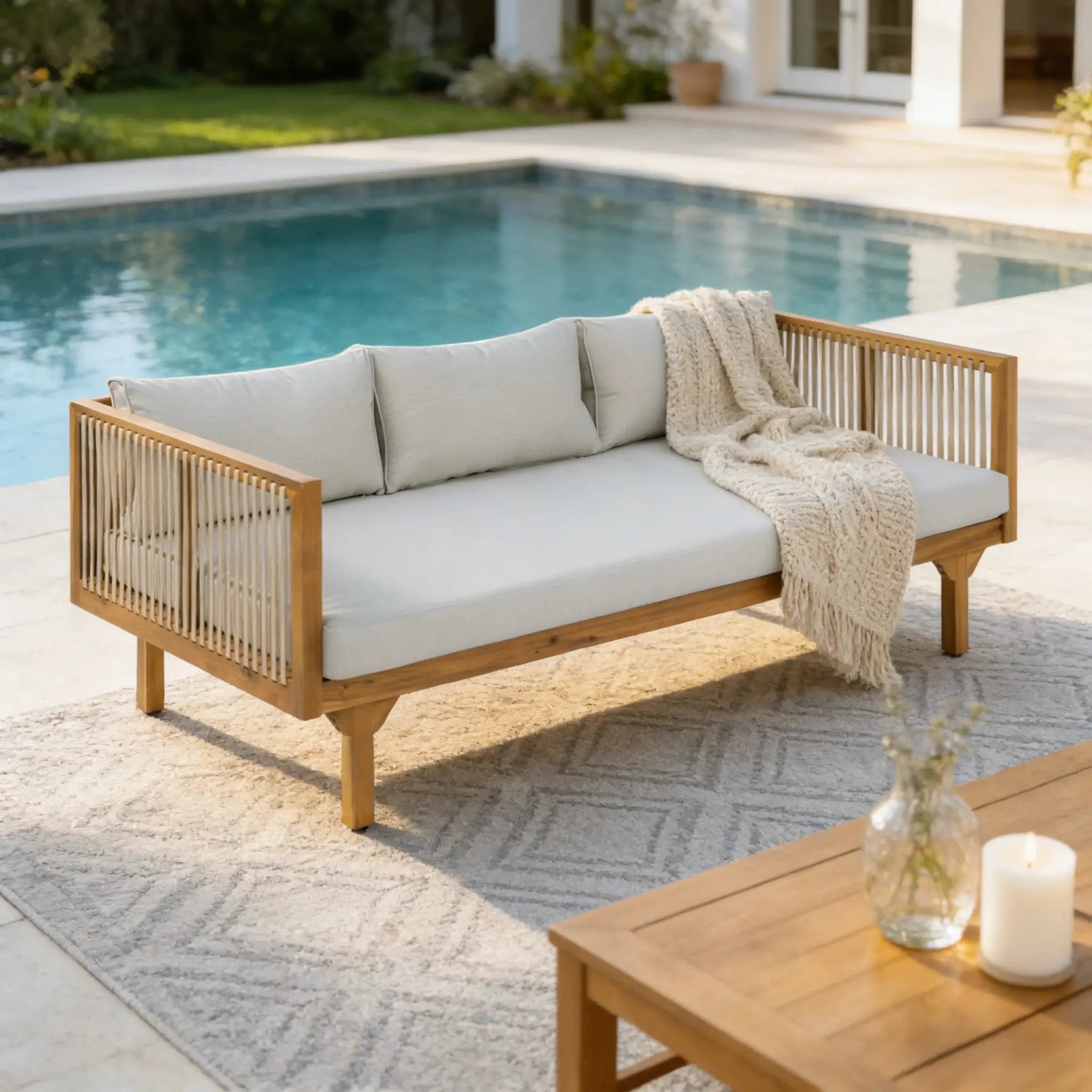 Outdoor Patio Sofa by HouseOfZazla