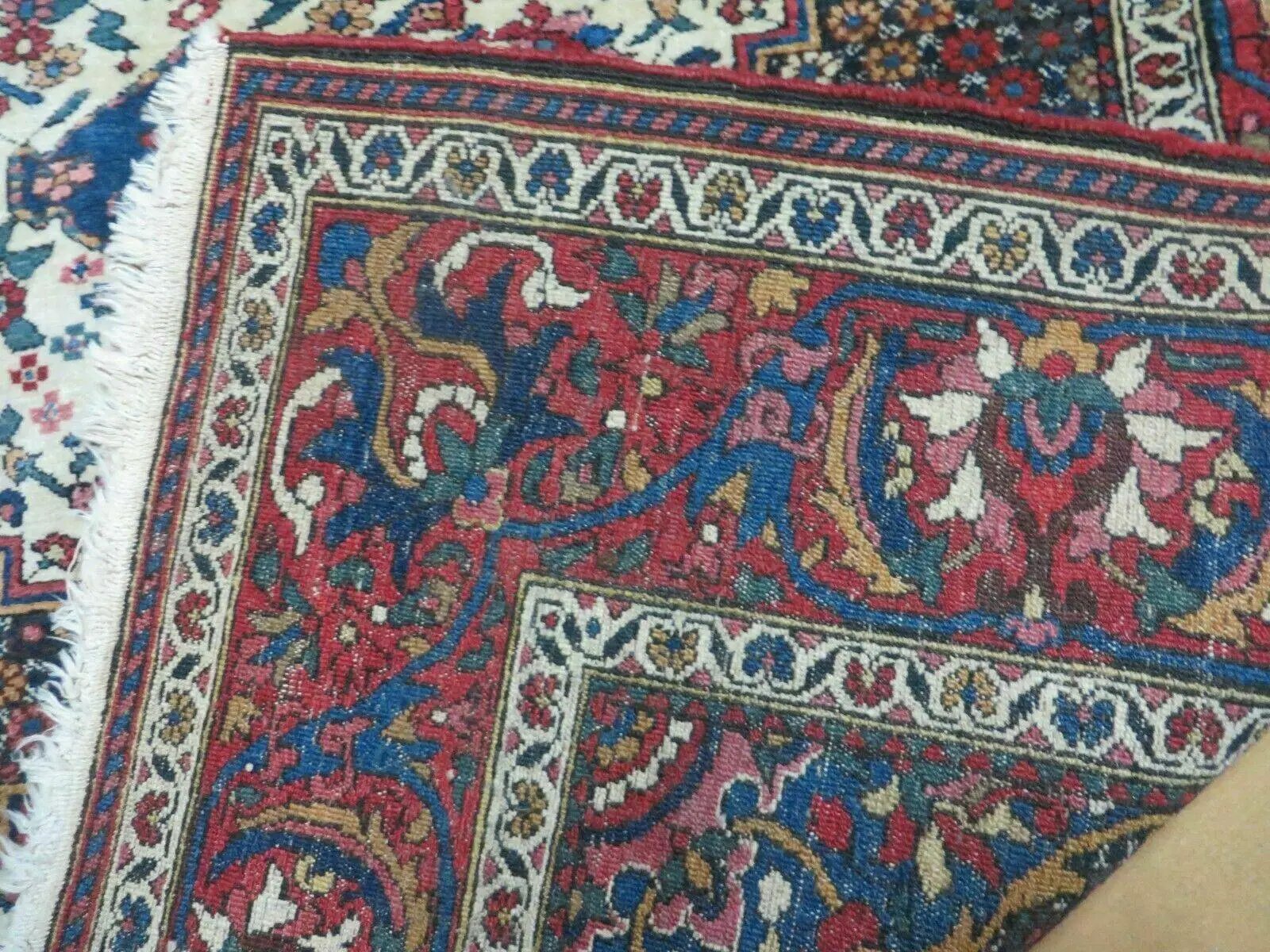 4' X 7' Vintage Handmade Turkish Floral Orient Medallion Wool Veg Dye Rug Nice by Jewel Rugs