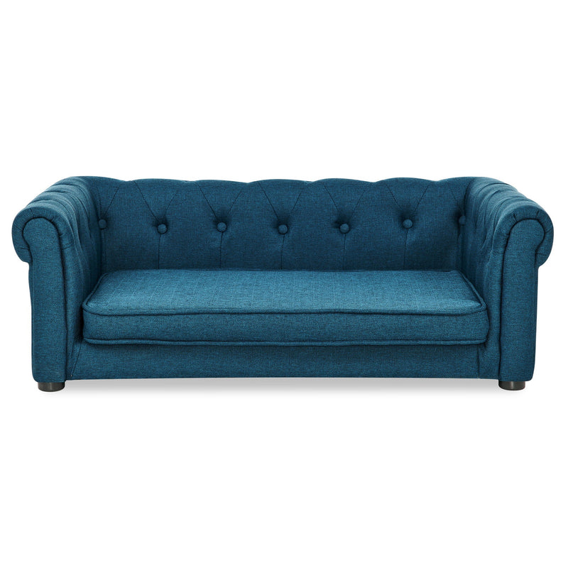 Modern Elegant Rectangle Pet Bed, Durable Elevated Dog Sofa by HouseOfZazla