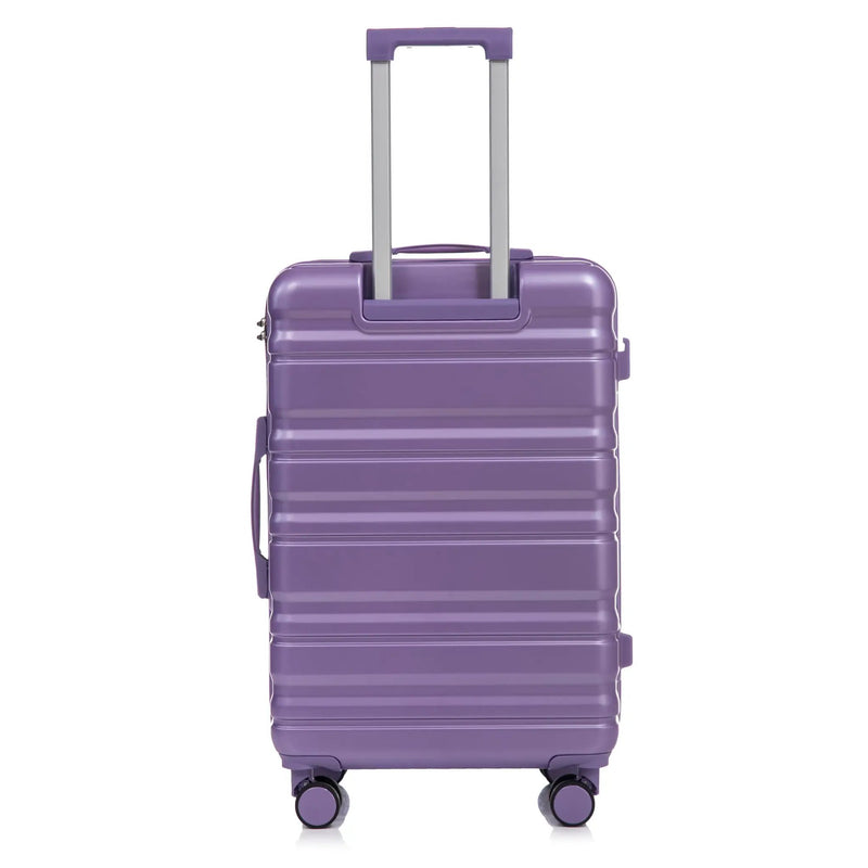 HIFINE Tourist 3-Piece ABS Spinner Wheel Luggage Set (Purple) by HouseOfZazla