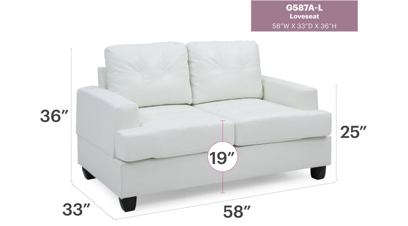 Stylish Transitional Loveseat For Two by HouseOfZazla
