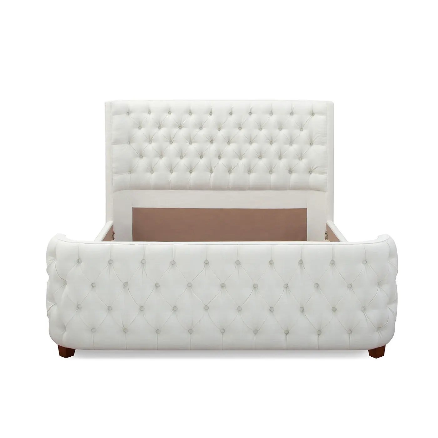 Brooklyn - Tufted Panel Bed Headboard And Footboard Set by HouseOfZazla