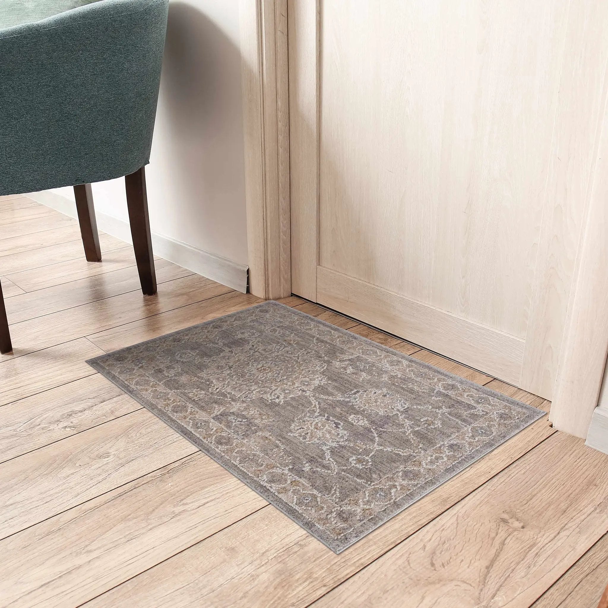 Monterey Gray Thick Luxe Persian Rug by Boutique Rugs