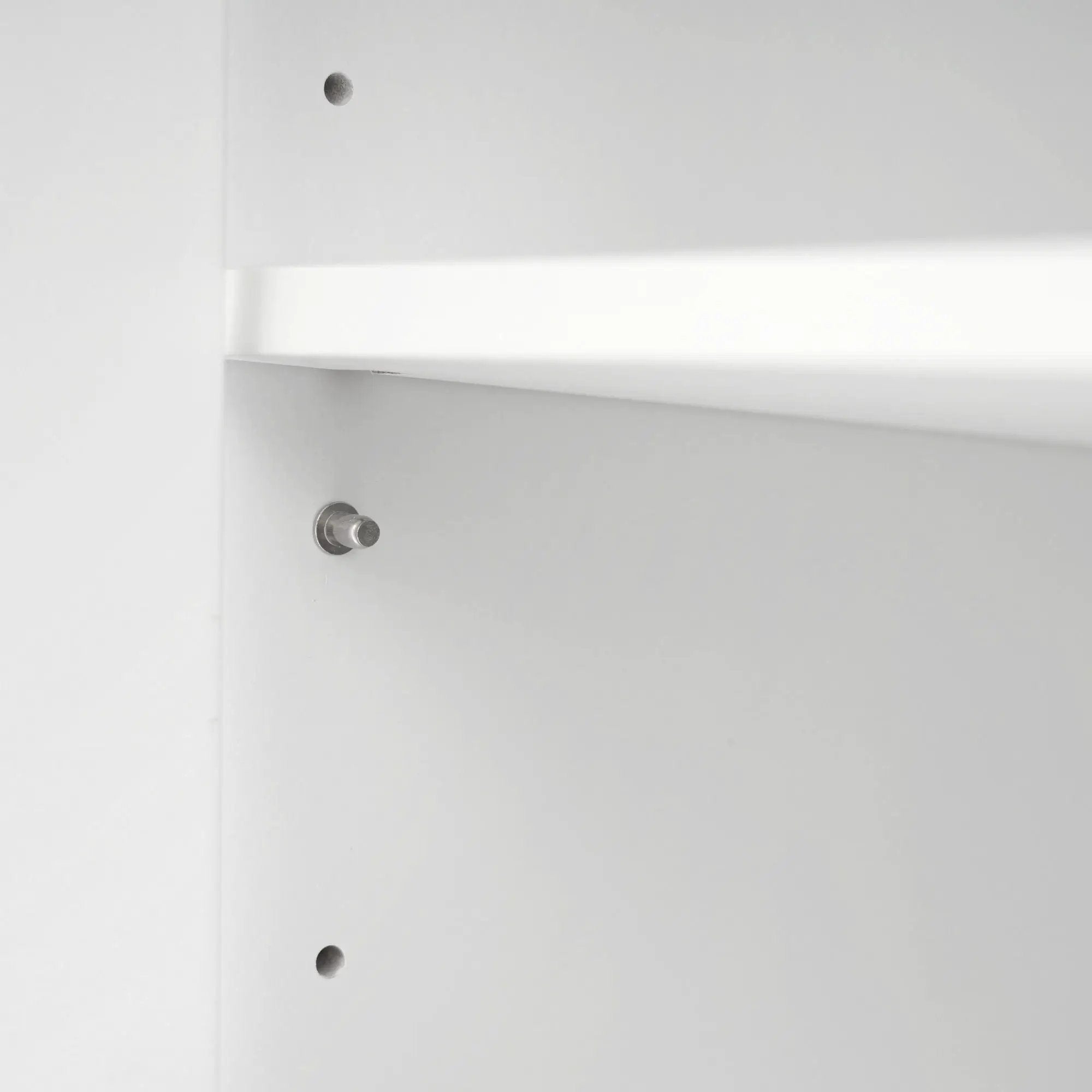 Freestanding Tall Bathroom Cabinet With Soft Close Doors And Adjustable Shelves