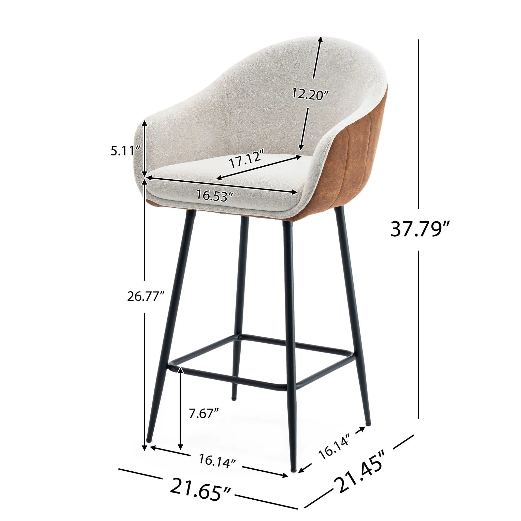 Modern Style Counter Height Bar Stools by HouseOfZazla
