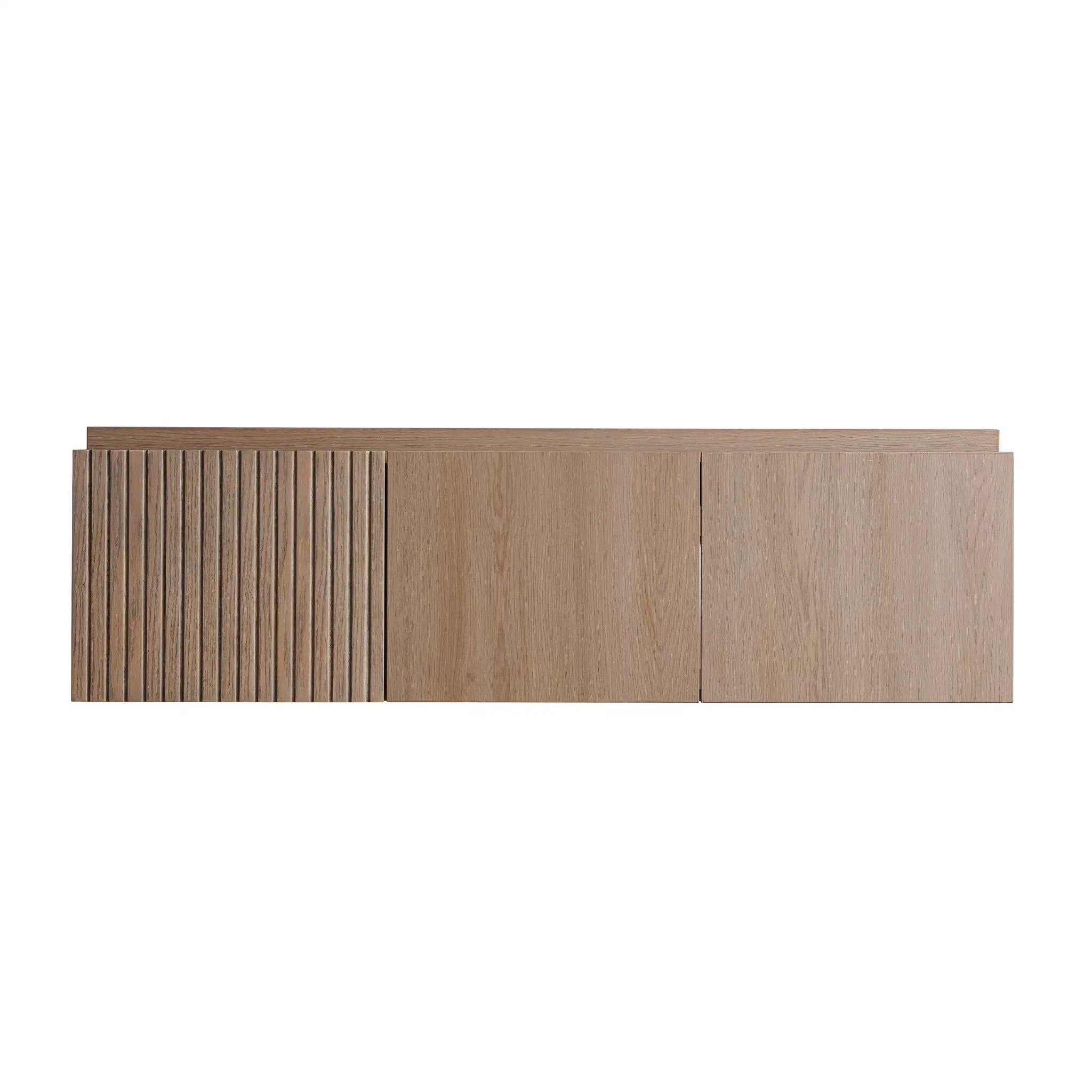 48" MURI Heidelberg Woodgrain Plywood Cabinet with Double Doors and One Drawer by HouseOfZazla