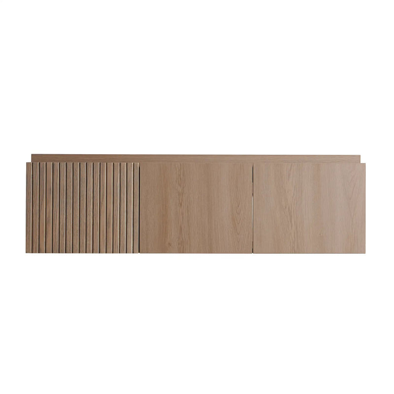 48" MURI Heidelberg Woodgrain Plywood Cabinet with Double Doors and One Drawer by HouseOfZazla