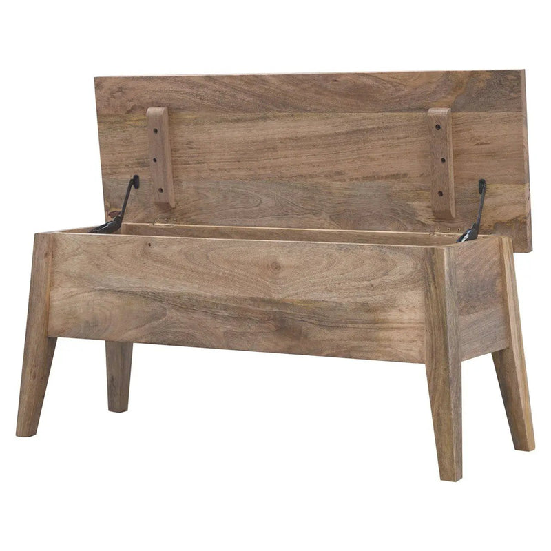 Lid Up Storage Bench - Oak by HouseOfZazla