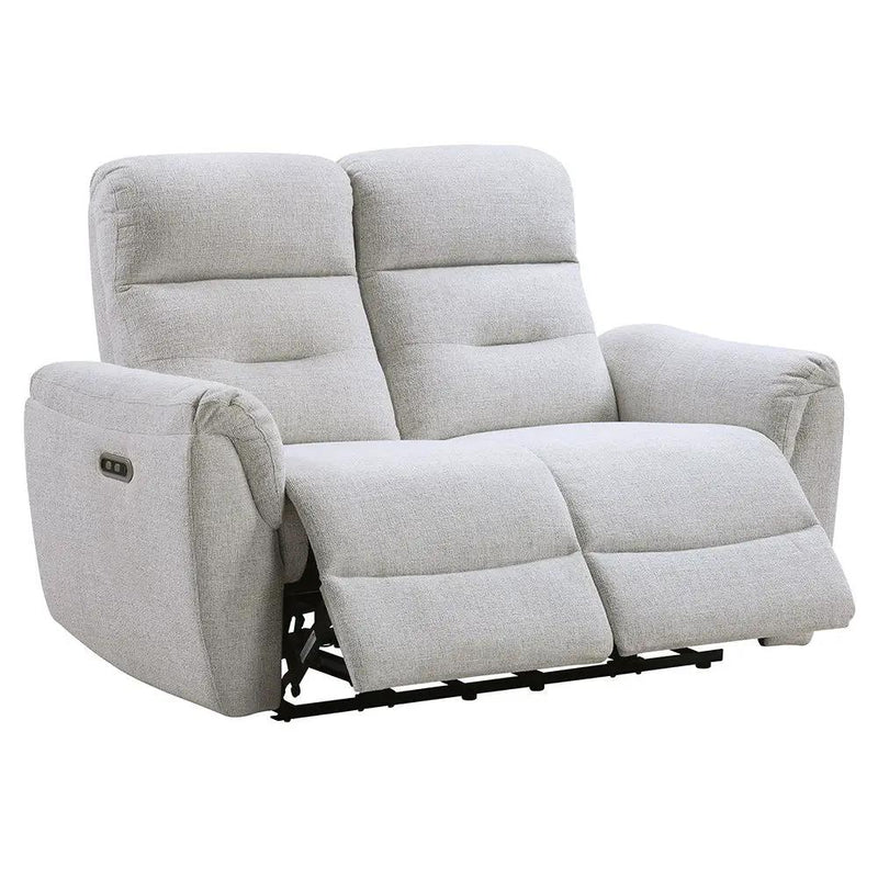 Eastre - Power Motion Loveseat With USB Port - Beige Chenille by Unique Piece Furniture