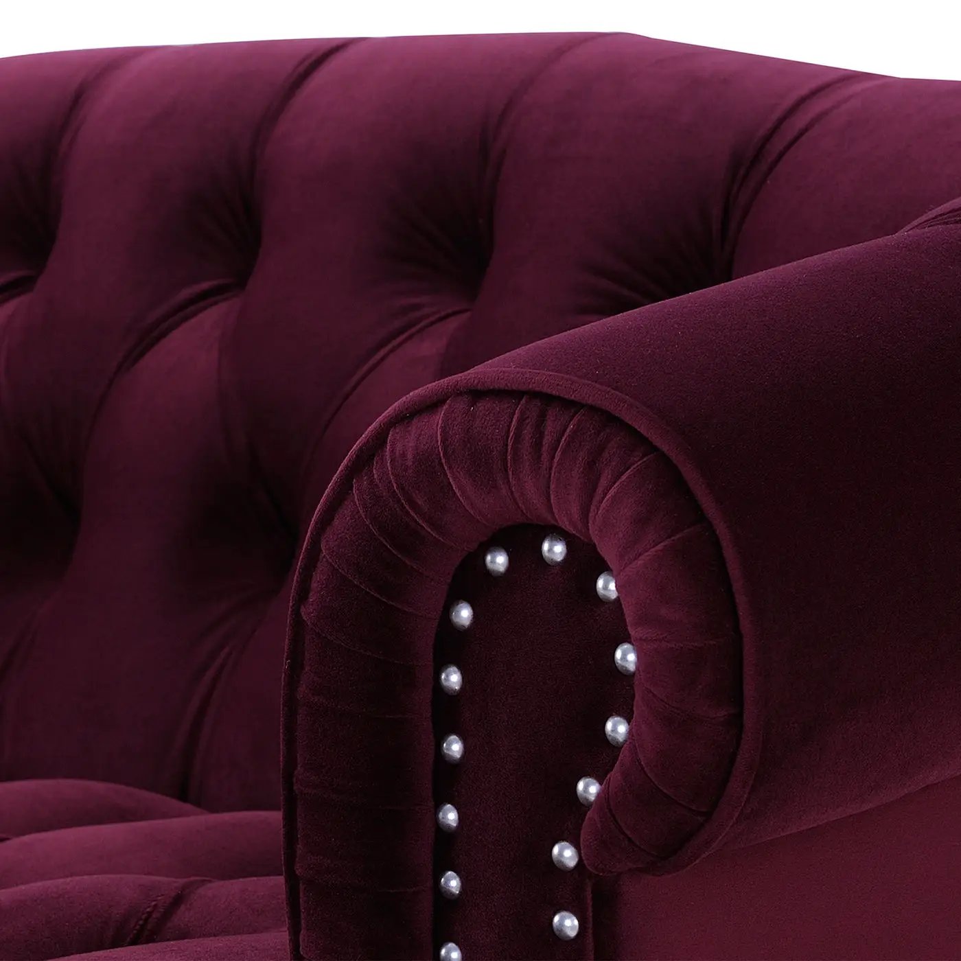 La Rosa - Victorian Chesterfield Loveseat by Unique Piece Furniture