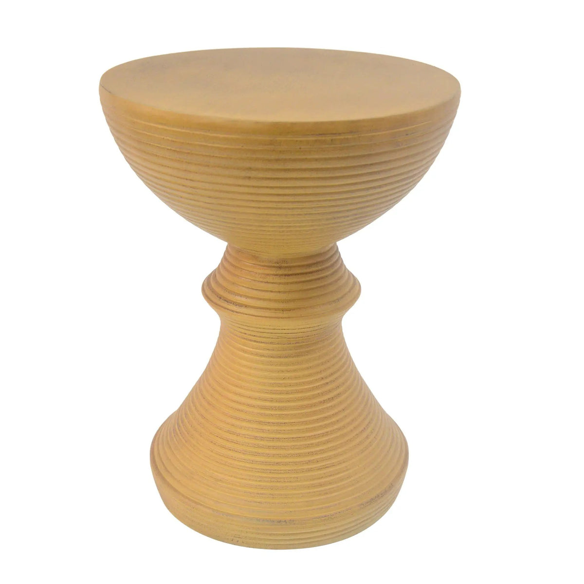 16" Ribbed Outdoor Accent Table, photo 2 of 8