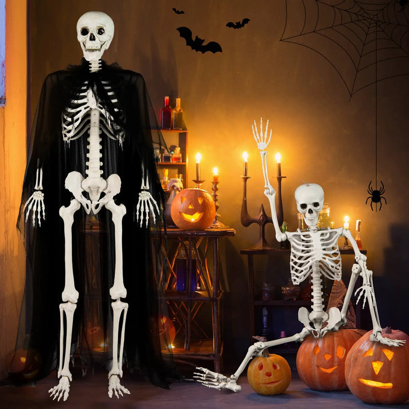 5.4 FT Halloween Skeleton Decoration Life Size Large Skeleton by DirectDeals