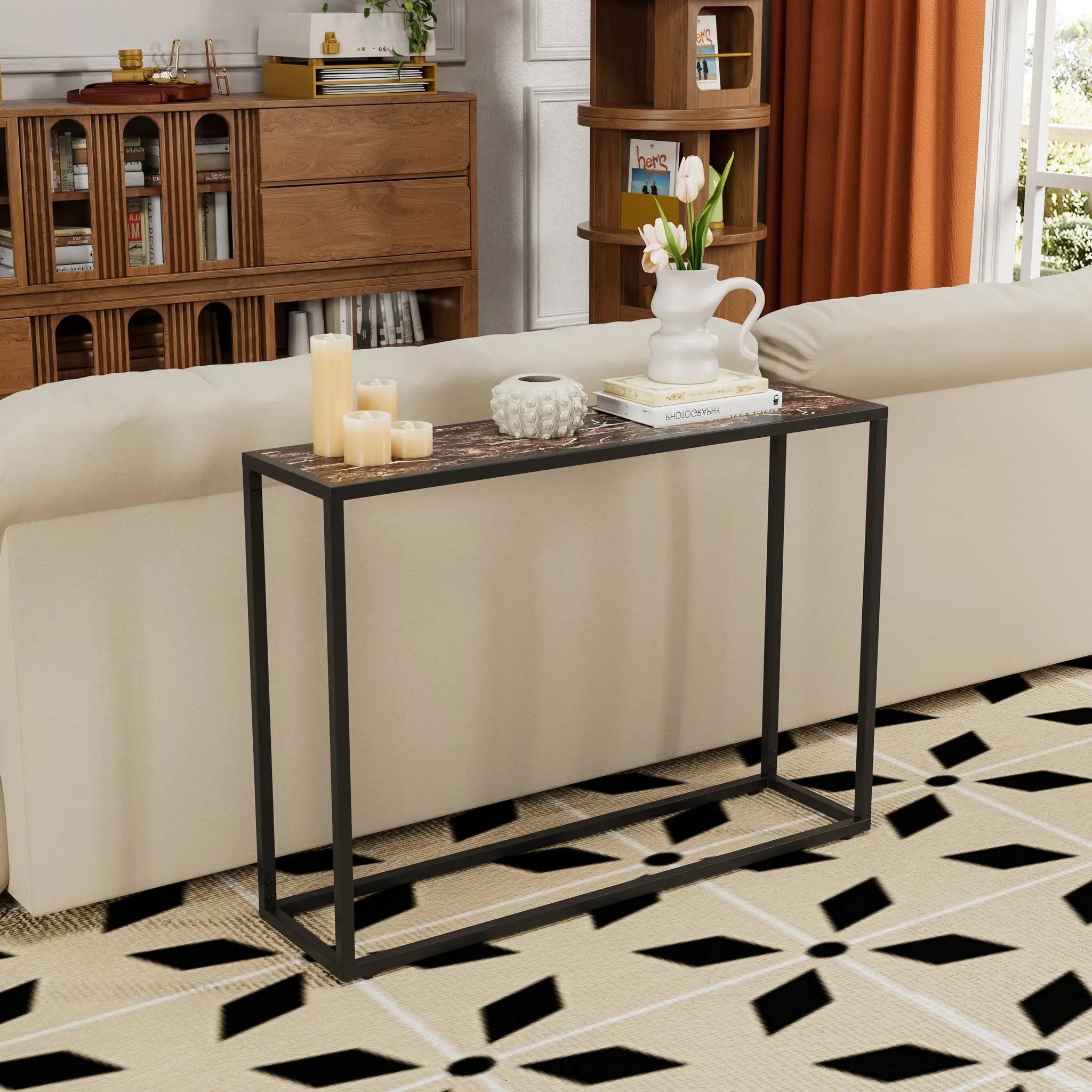 Narrow Console Table by HouseOfZazla