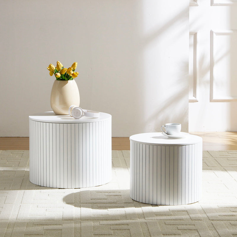 Handcrafted Nested Table Set, 2 Pieces by HouseOfZazla