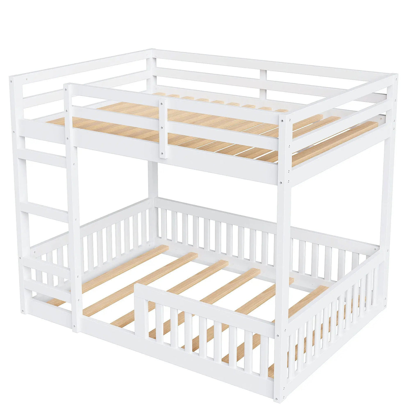 Stylish Bunk Bed With Ladder And Guardrails by HouseOfZazla