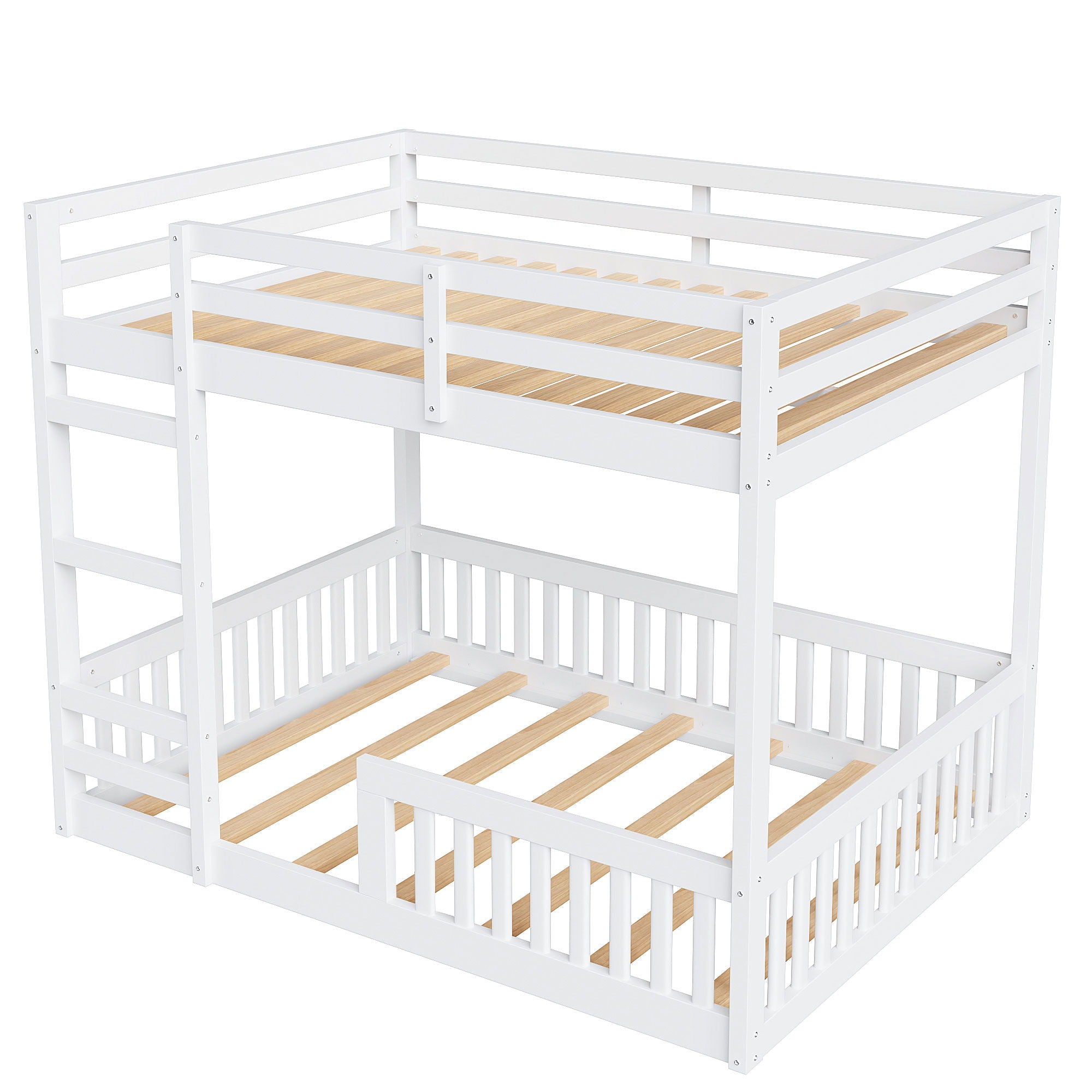 Stylish Bunk Bed With Ladder And Guardrails by HouseOfZazla